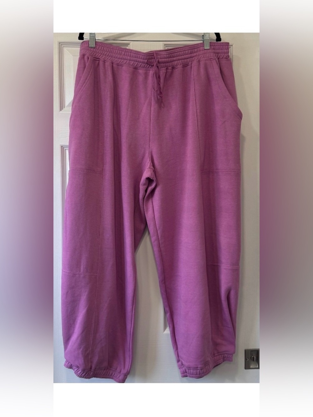 Anthropologie x Daily Practice Purple Sweatpants
